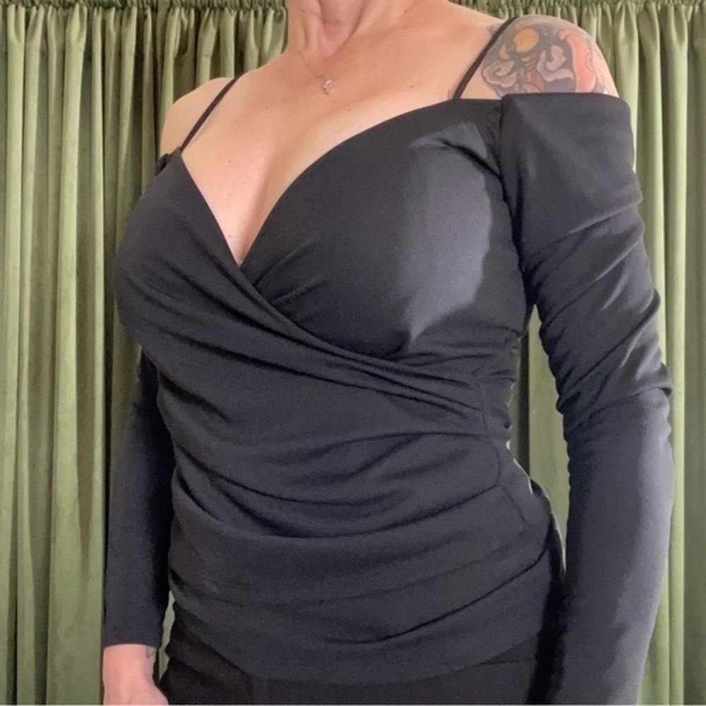 HM Black Strap Blouse